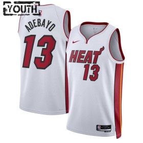 Dres Miami Heat Bam Adebayo 13 Nike 2022-23 Association Edition Bijela Swingman - Dječji